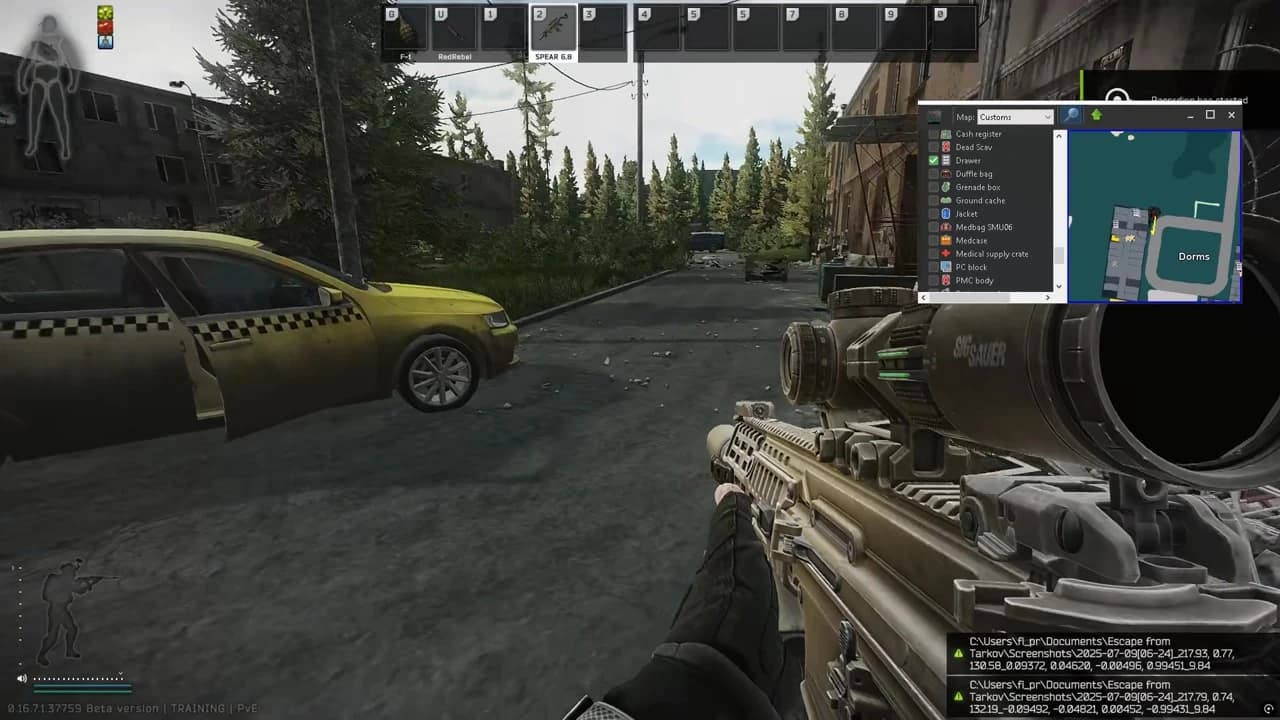 Hop in a raid. Press the key.