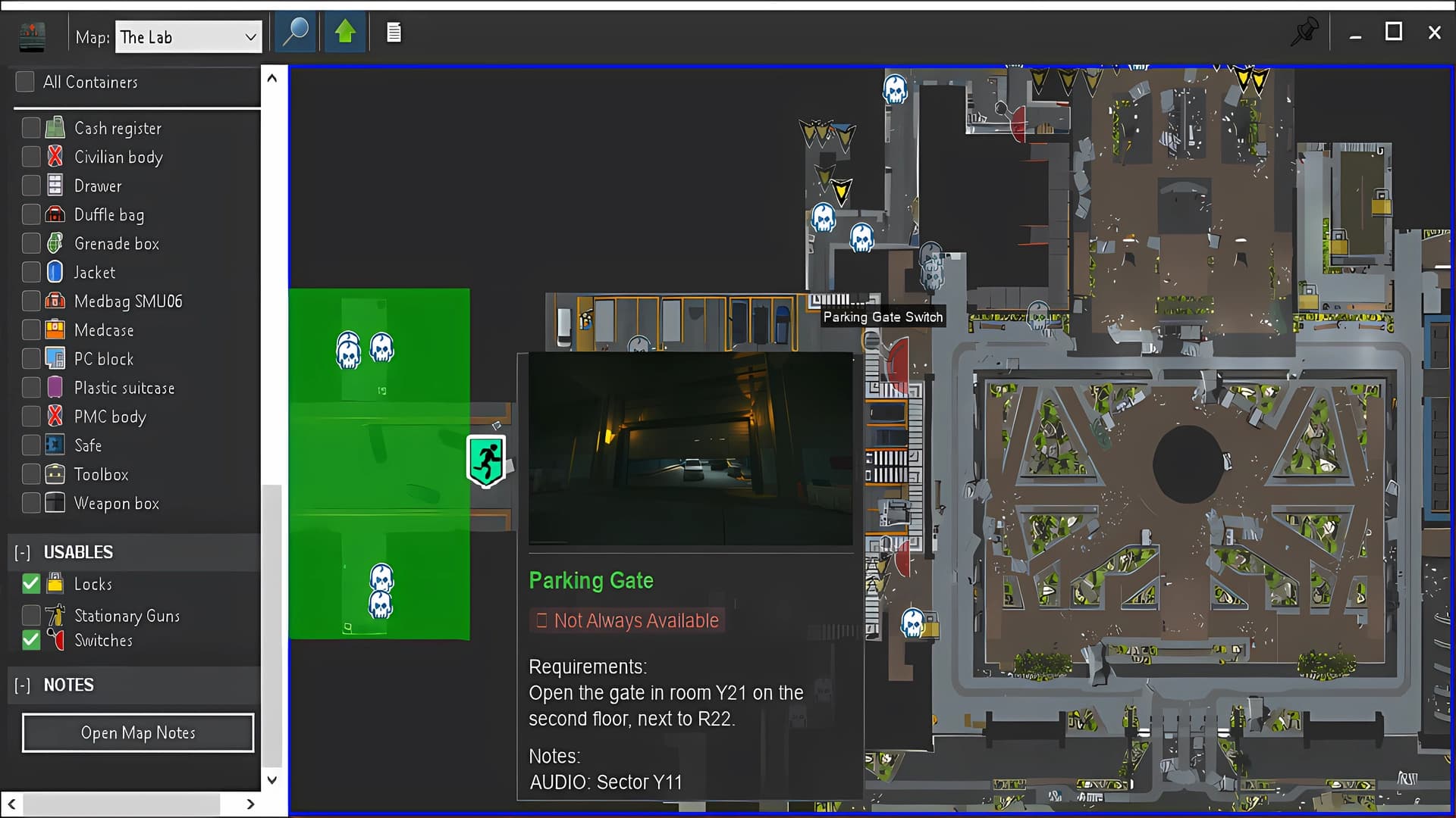 Item & container spawns