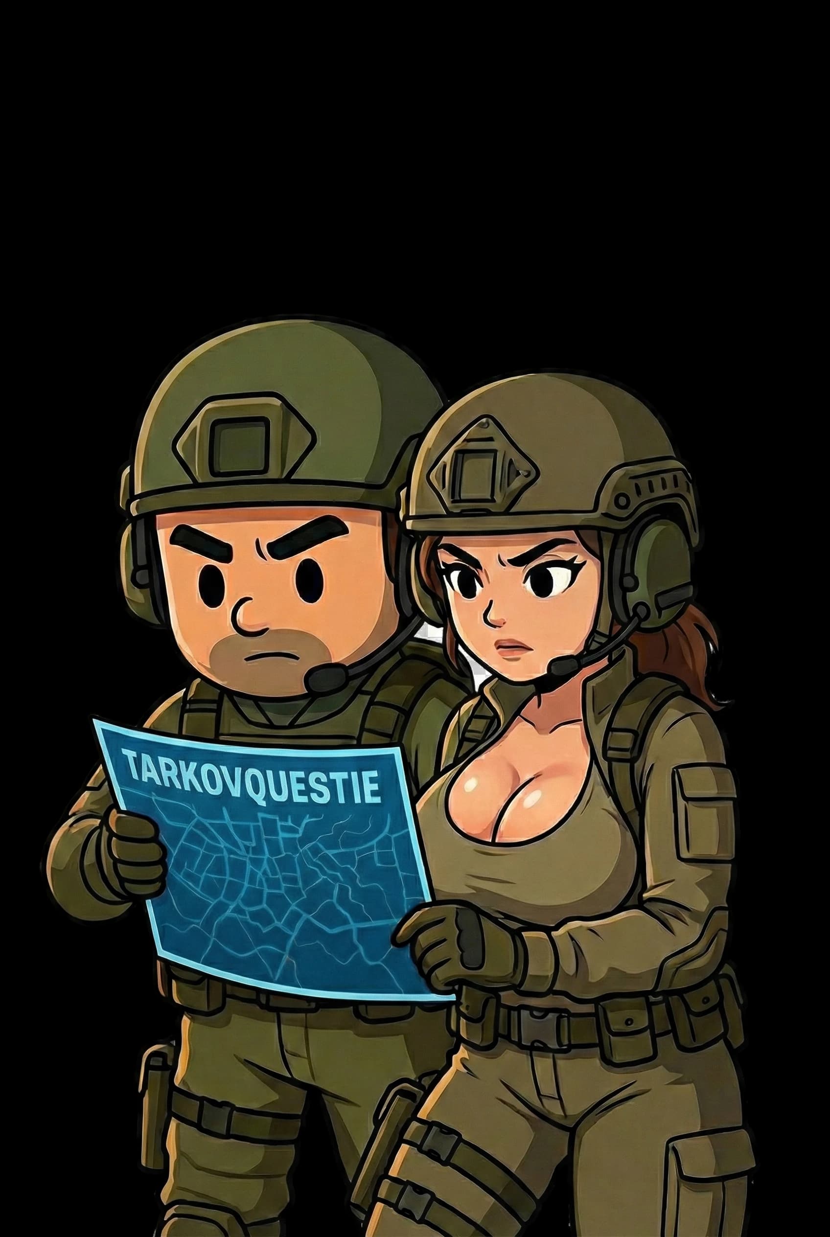 Both using Tarkovquestie map